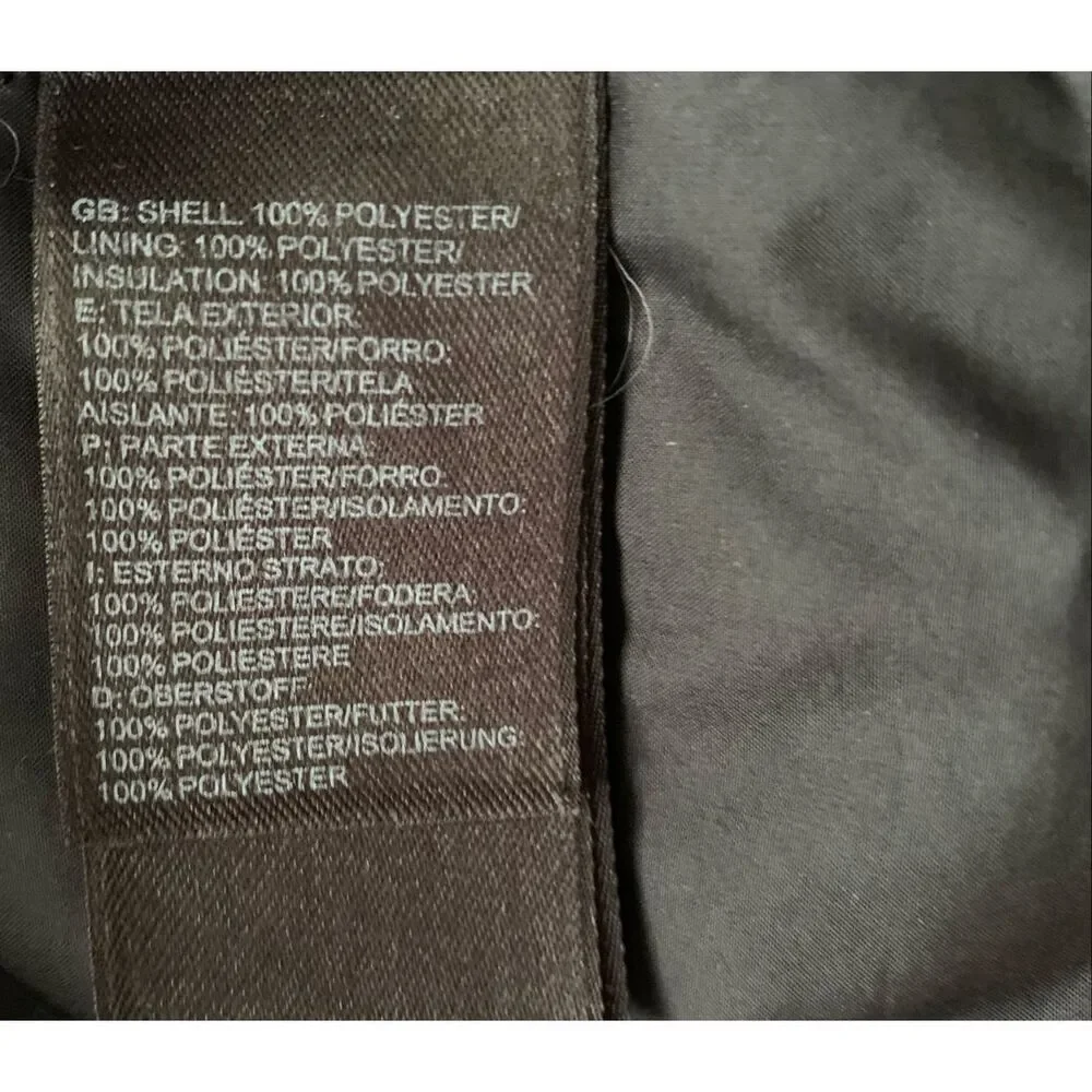 The North Face Black Quilted Brecon Jacket Coat mens sz S